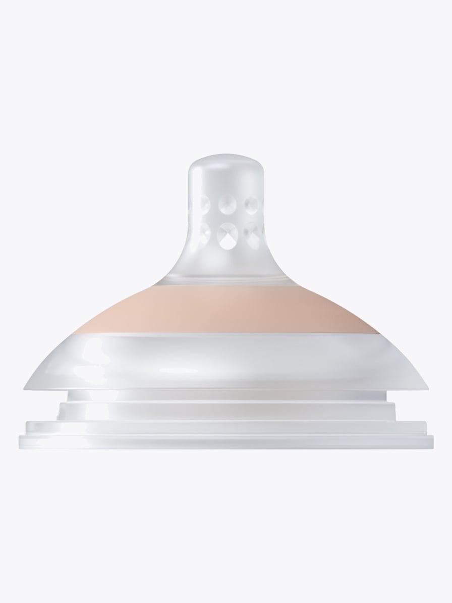 Lovi Dynamic Feeding Teat Mammafeel 3m+ Slow Beige