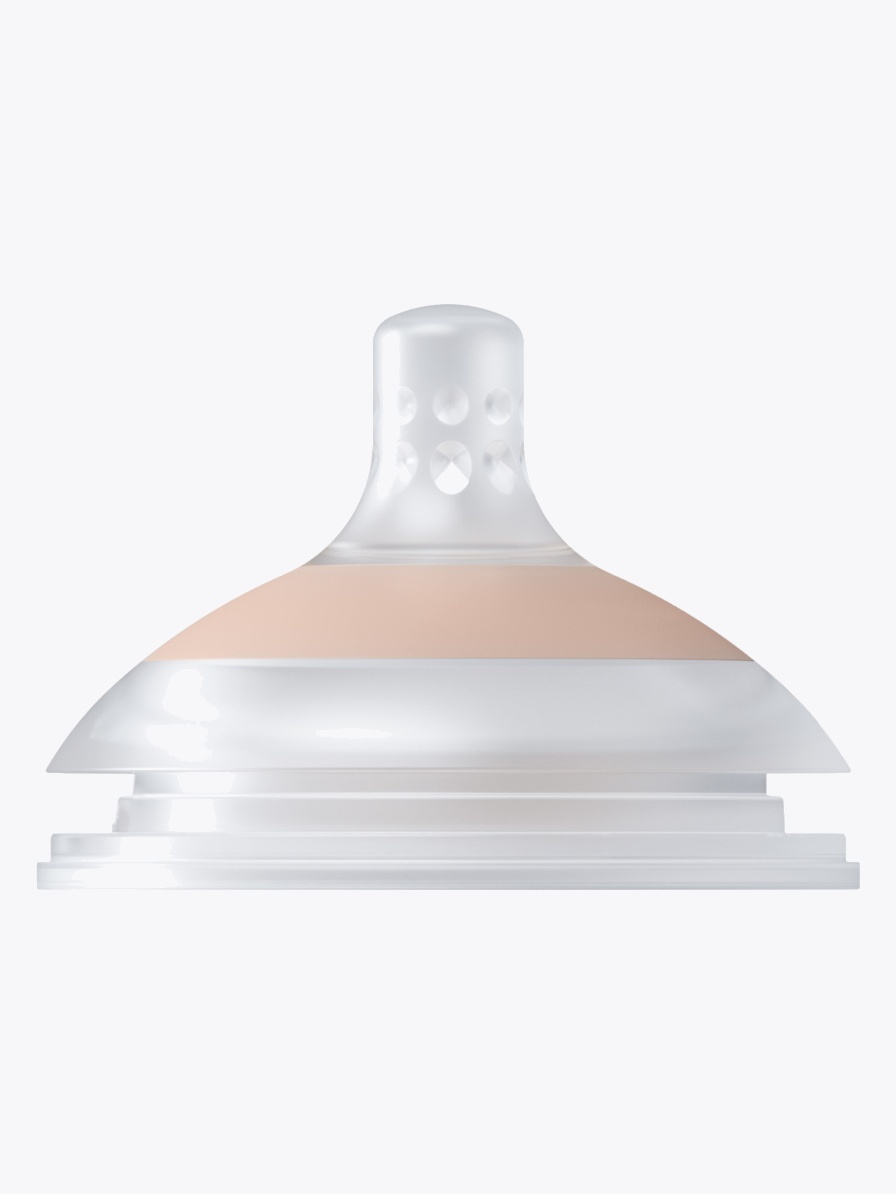 Lovi Dynamic Feeding Teat Mammafeel 3m+ Slow Beige
