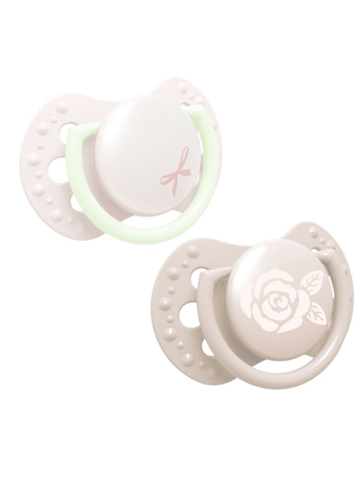 Lovi Silicone Dynamic Soother 0-2m 2pk Baby Shower Boy Rosa