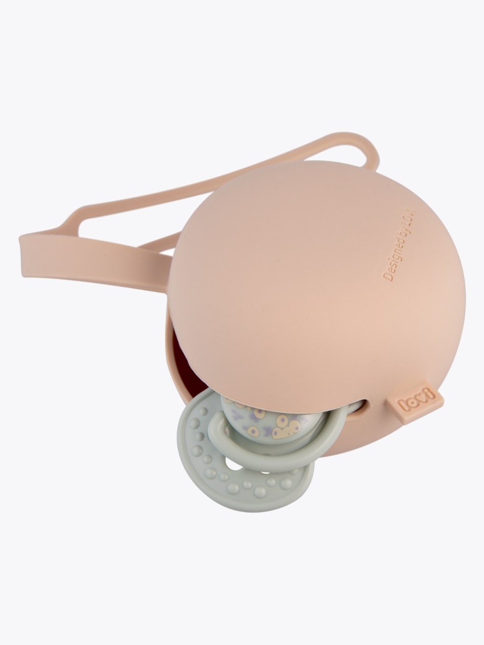 Lovi Silicone Soother Case Granola Beige