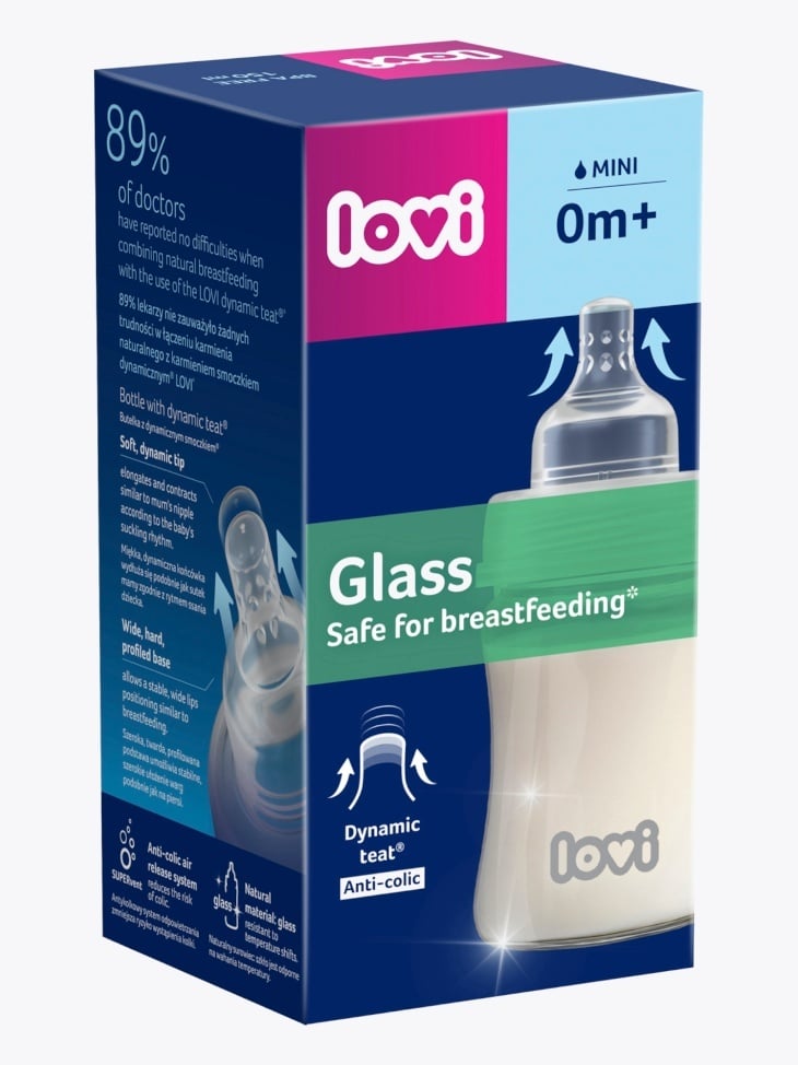 Lovi Glass Bottle 150 ml Beige