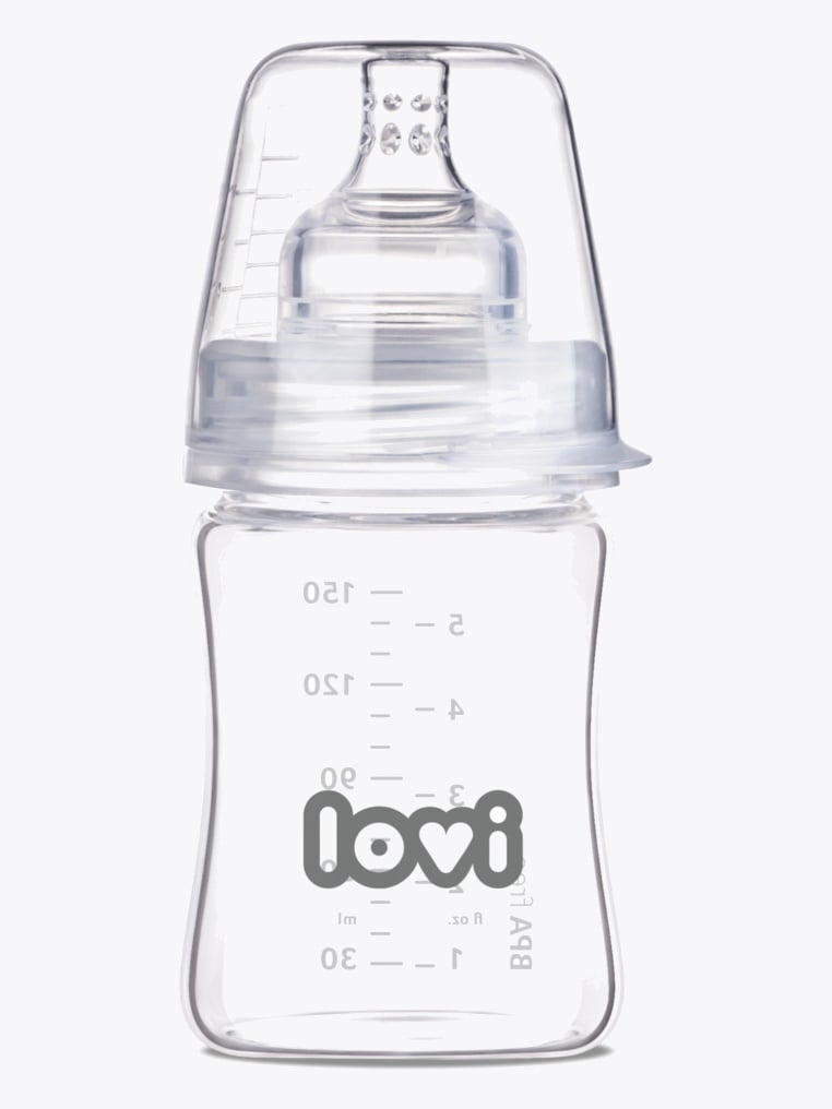 Lovi Glass Bottle 150 ml Beige