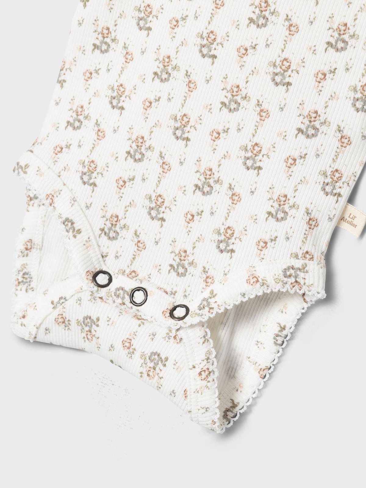 Lil- Atelier Gago Long Sleeve Slim Body Coconut Milk