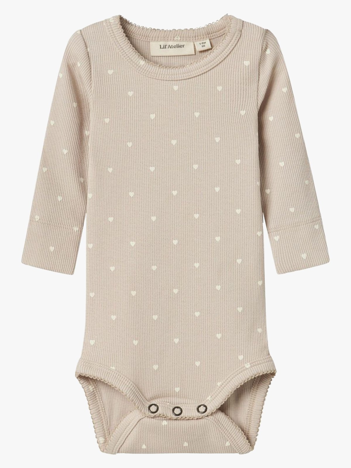 Lil- Atelier Gago Long Sleeve Slim Body Gray Morn