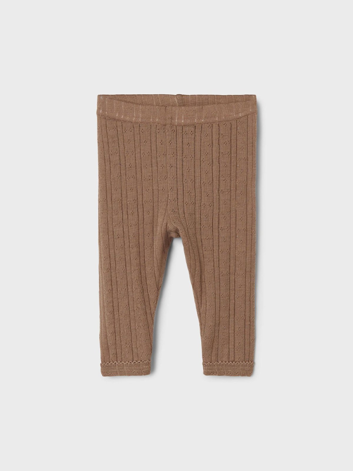 Lil- Atelier Naima Wool Leggings Beaver Fur