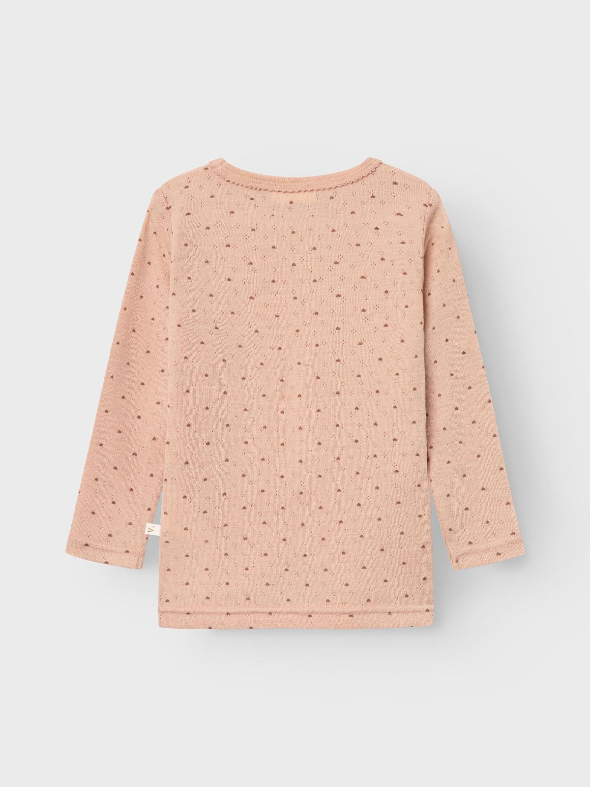 Lil- Atelier Nava Long Sleeve Wool Top Rugby Tan