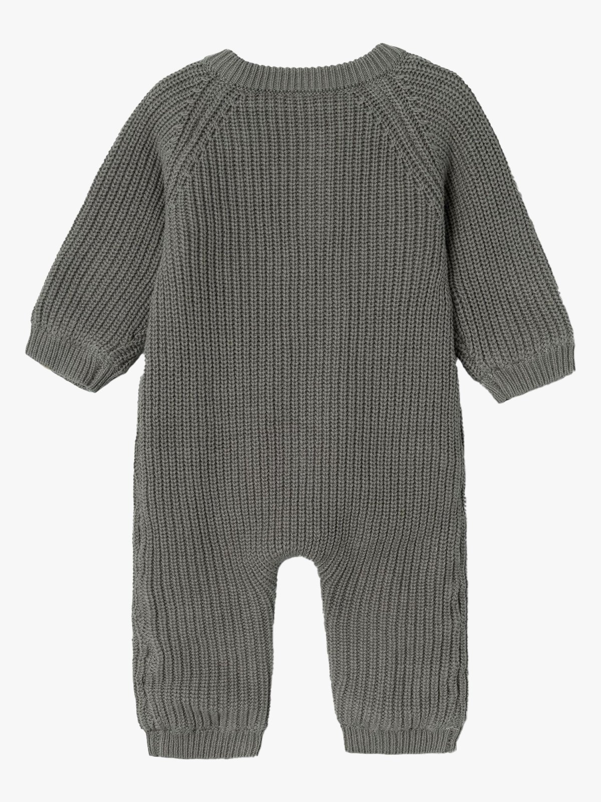 Lil' Atelier Nalo Loose Knit Suit Pad Pewter