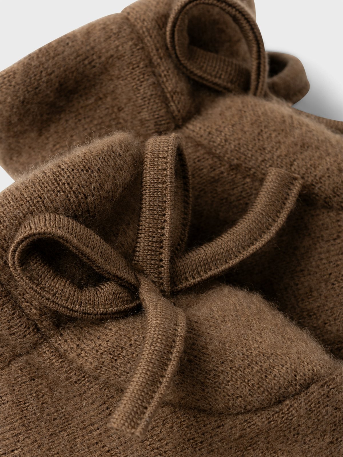 Lil- Atelier Dallas Nor Wool Slippers Dark Eart