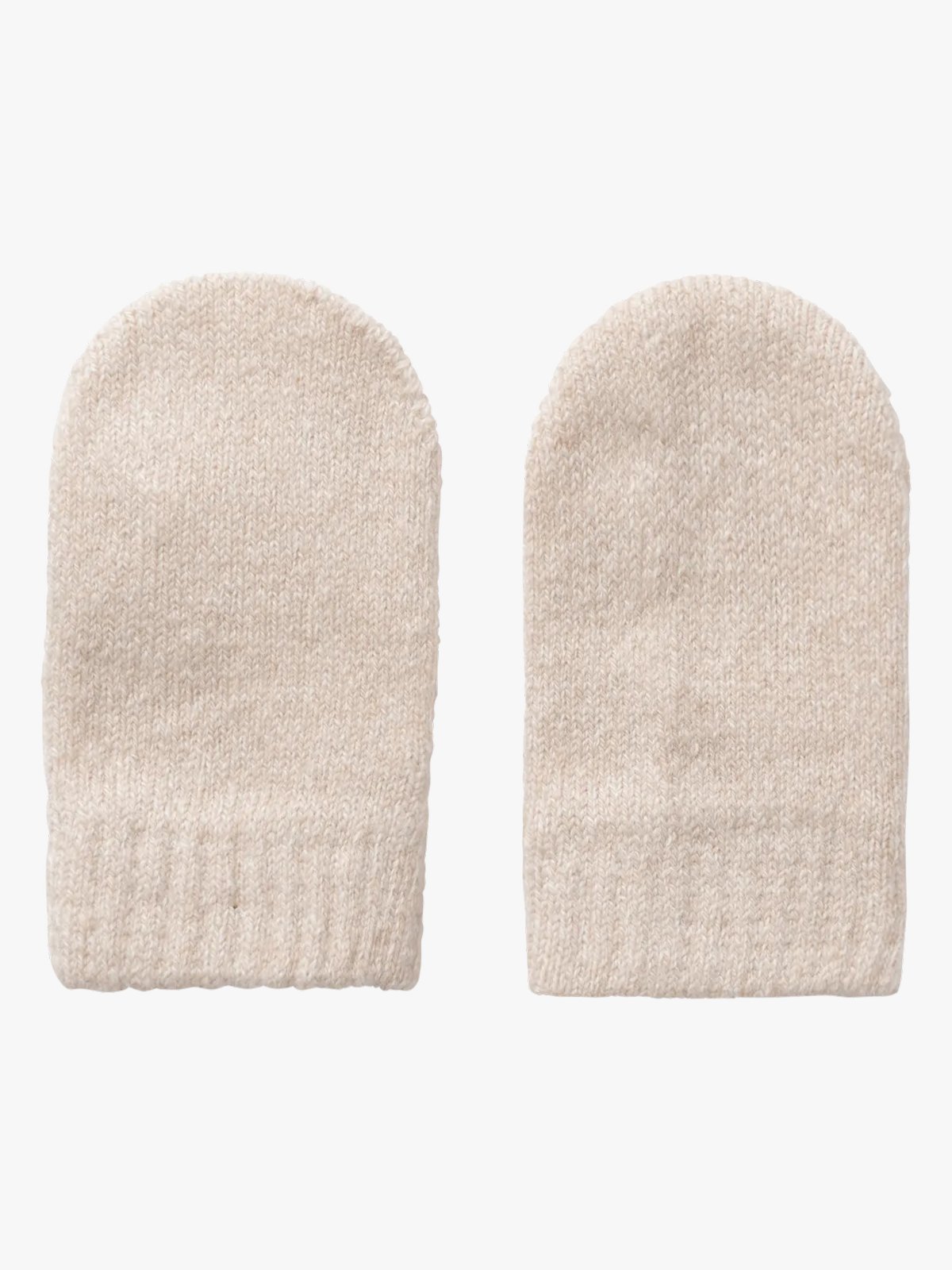 Lil- Atelier Gene Nio Knit Mittens Sandshell Melange