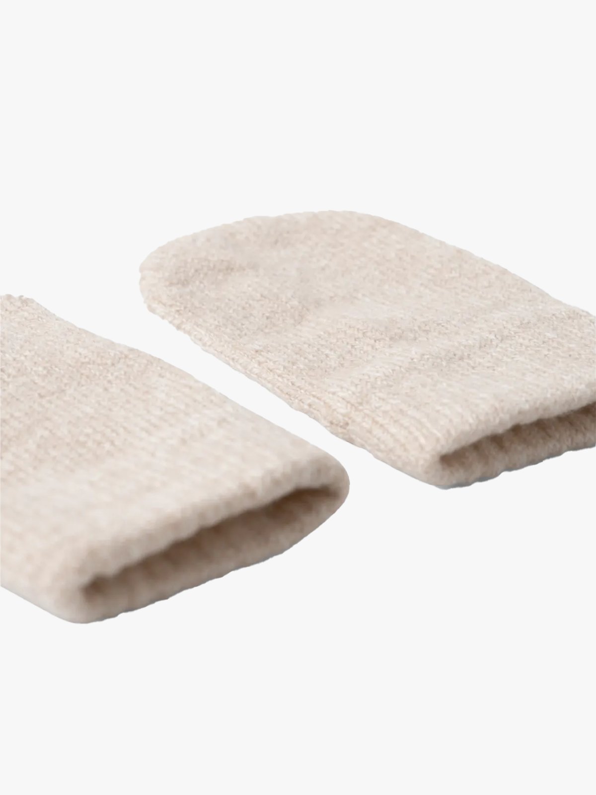 Lil- Atelier Gene Nio Knit Mittens Sandshell Melange