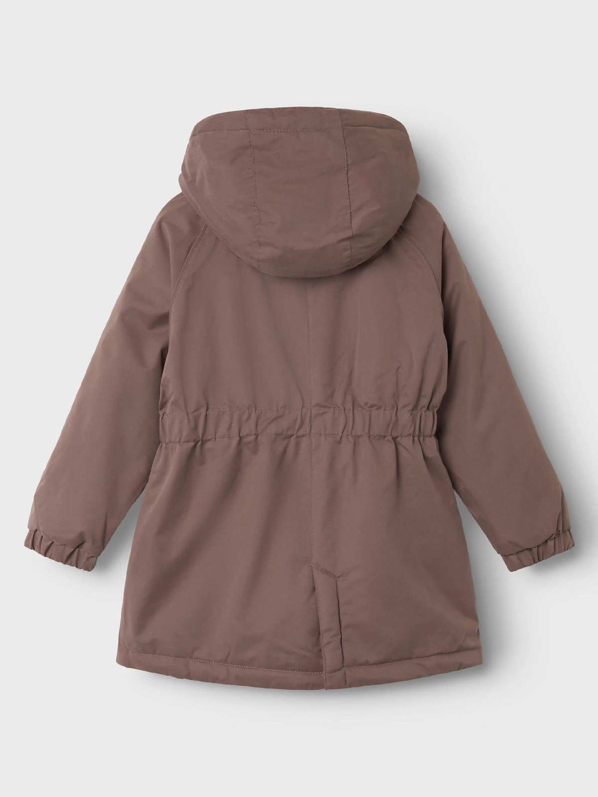 Lil- Atelier Gerda Padded Long Jacket Fo Peppercorn