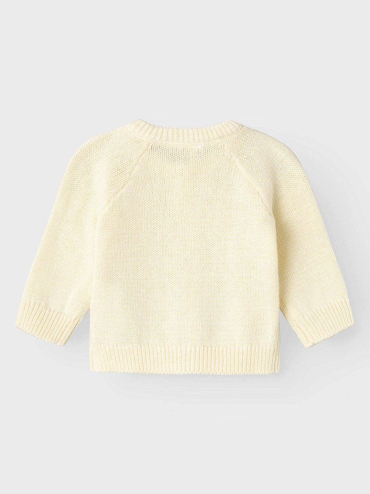 Lil- Atelier Kaja Long Sleeve Knit Card Lemon Icing