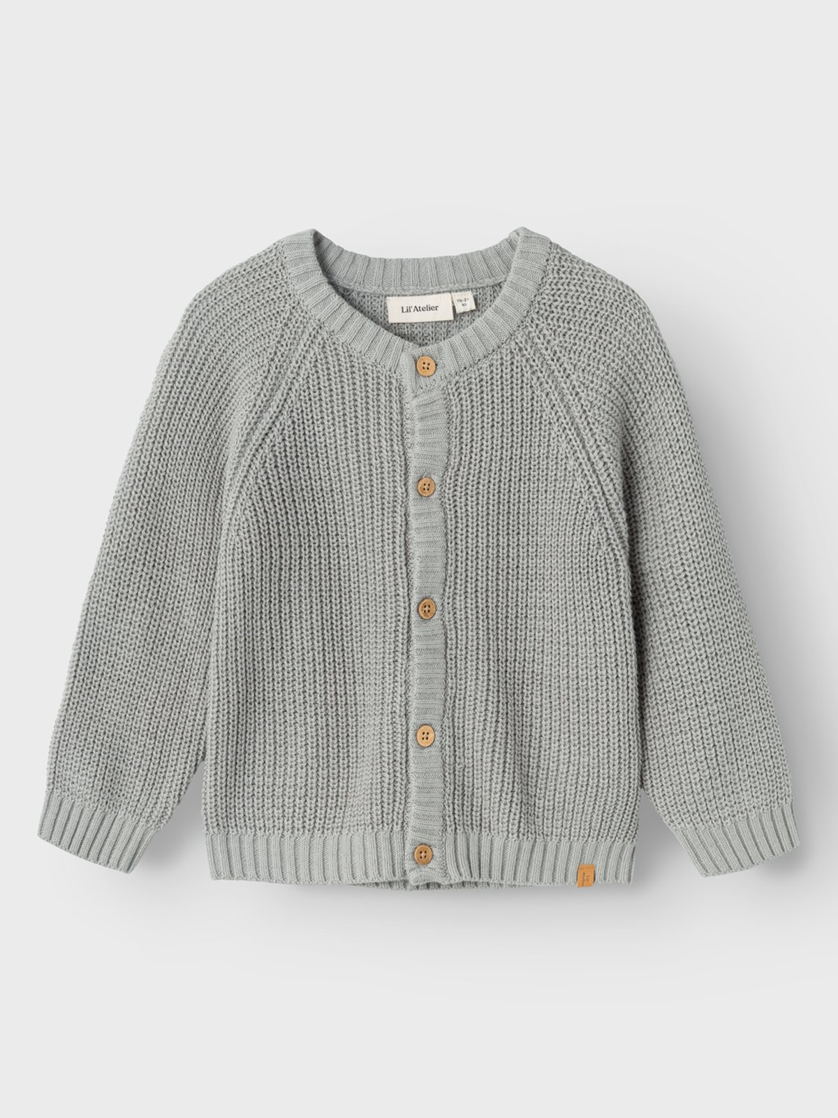 Lil- Atelier Emlen Lin Long Sleeve Knit Limestone