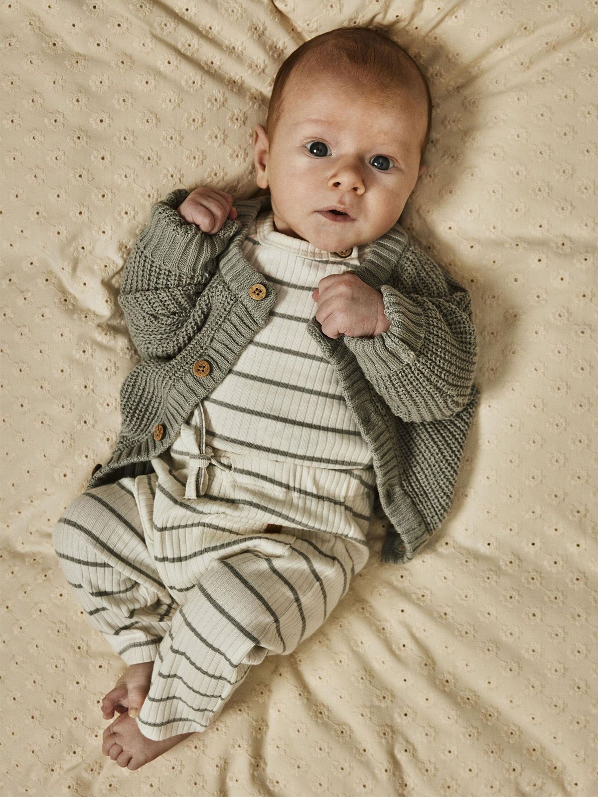 Lil- Atelier Emlen Long Sleeve Knit Card Limestone