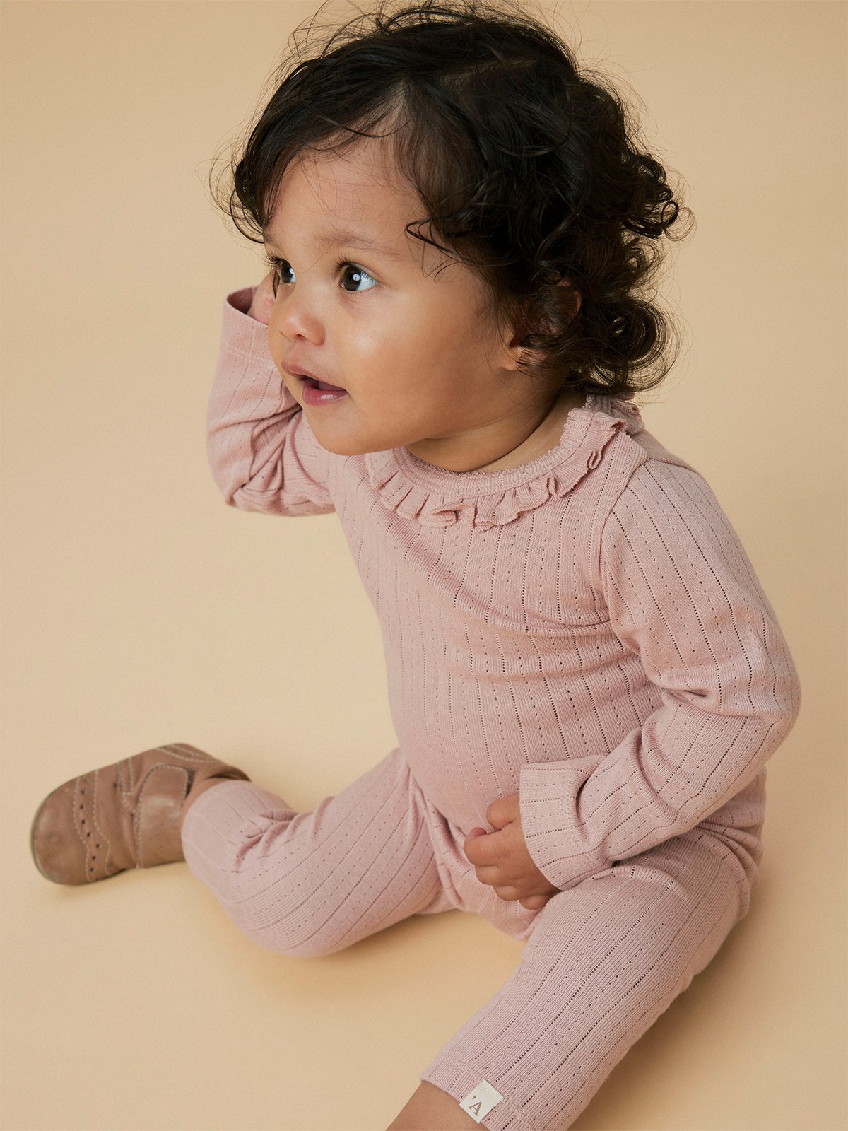 Lil' Atelier Rachel Nis Long Sleeve Slim Body Misty rose