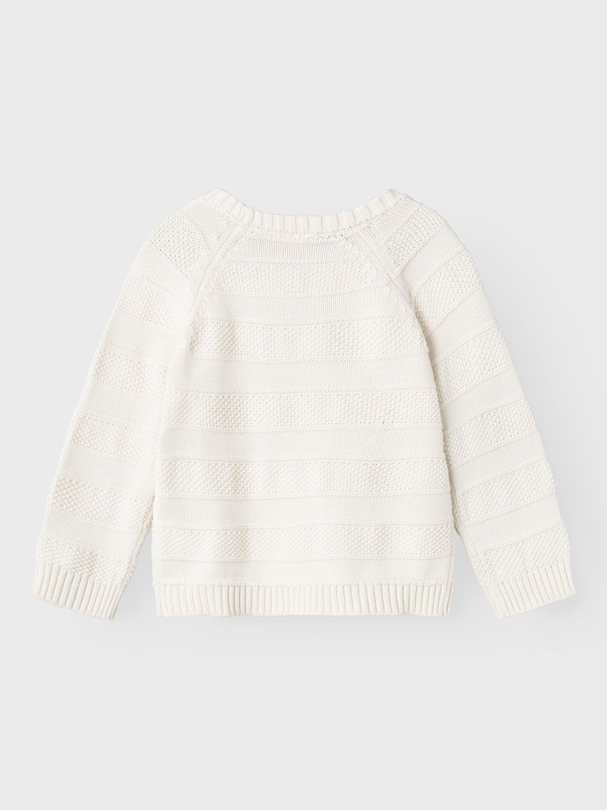 Lil' Atelier Larson Long Sleeve Knit Coconut Milk