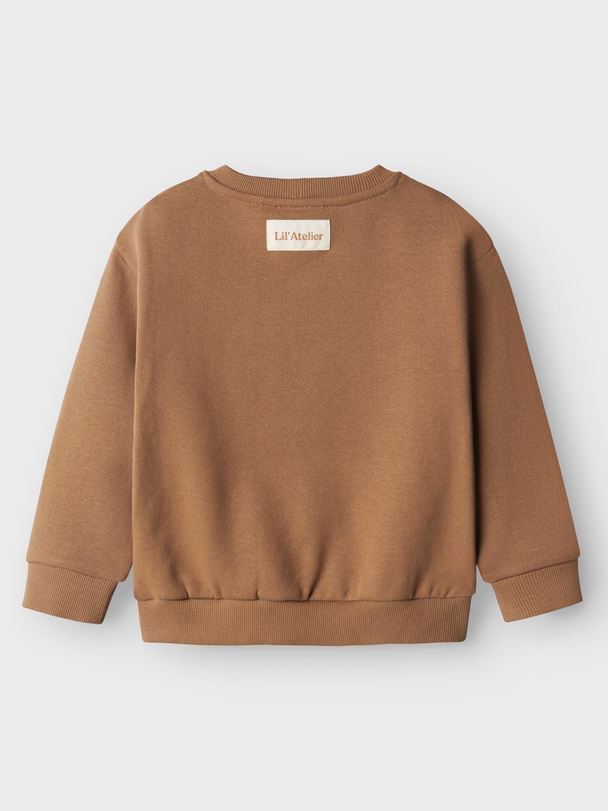 Lil- Atelier Jobo Long Sleeve Relaxed Sweat Bru Sepia Tint