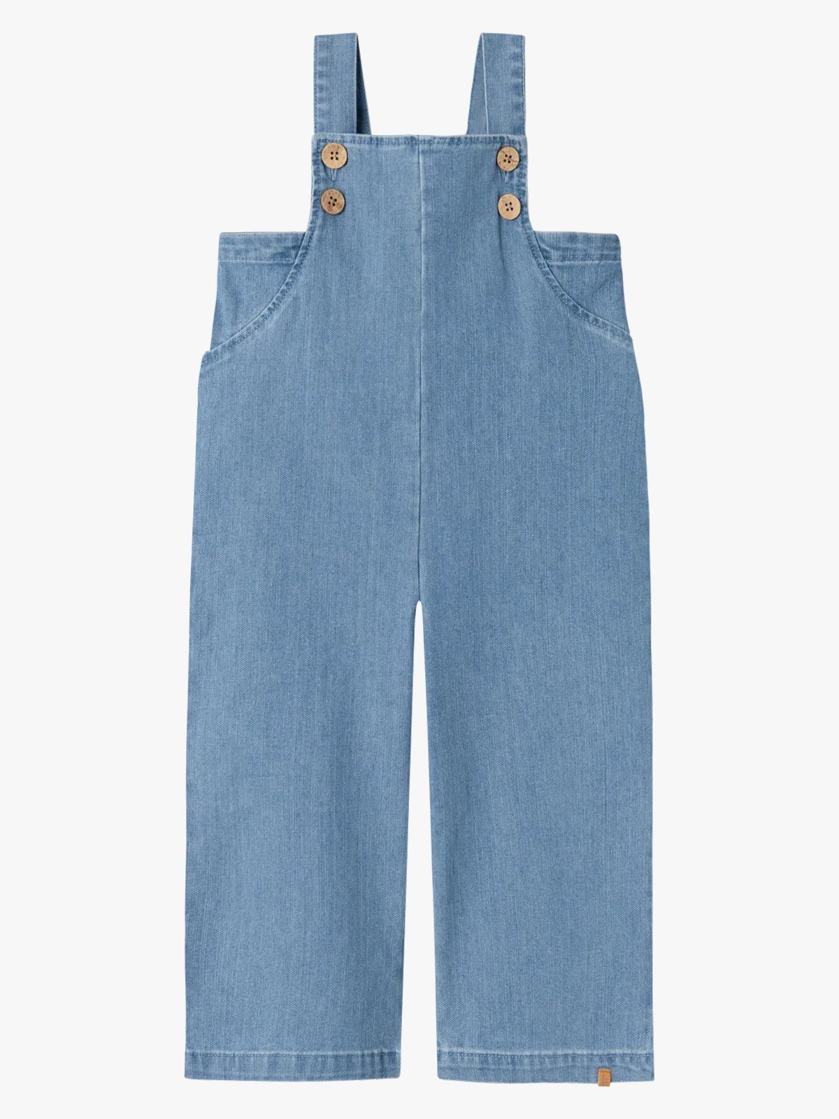 Lil- Atelier Okaja Loose Denim Overall Medium Blue Denim