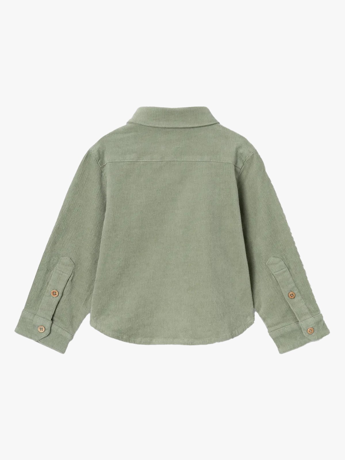 Lil- Atelier Obert Long Sleeve Cord Shirt Seagrass