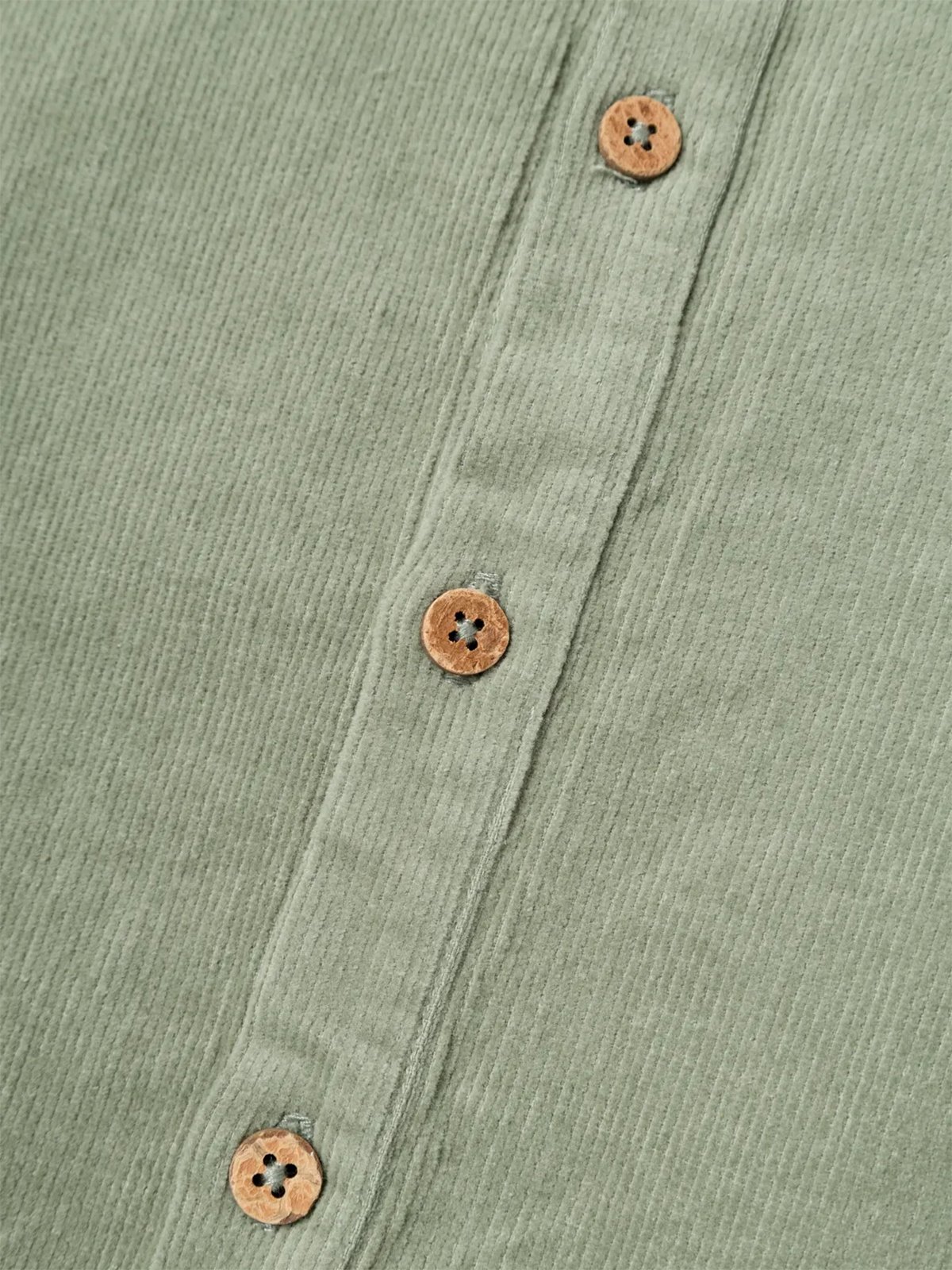 Lil- Atelier Obert Long Sleeve Cord Shirt Seagrass