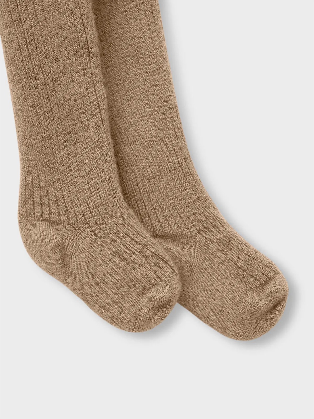 Lil- Atelier Rakel Nil Wool/Polyester Pantyhose Tigers Eye MELANGE