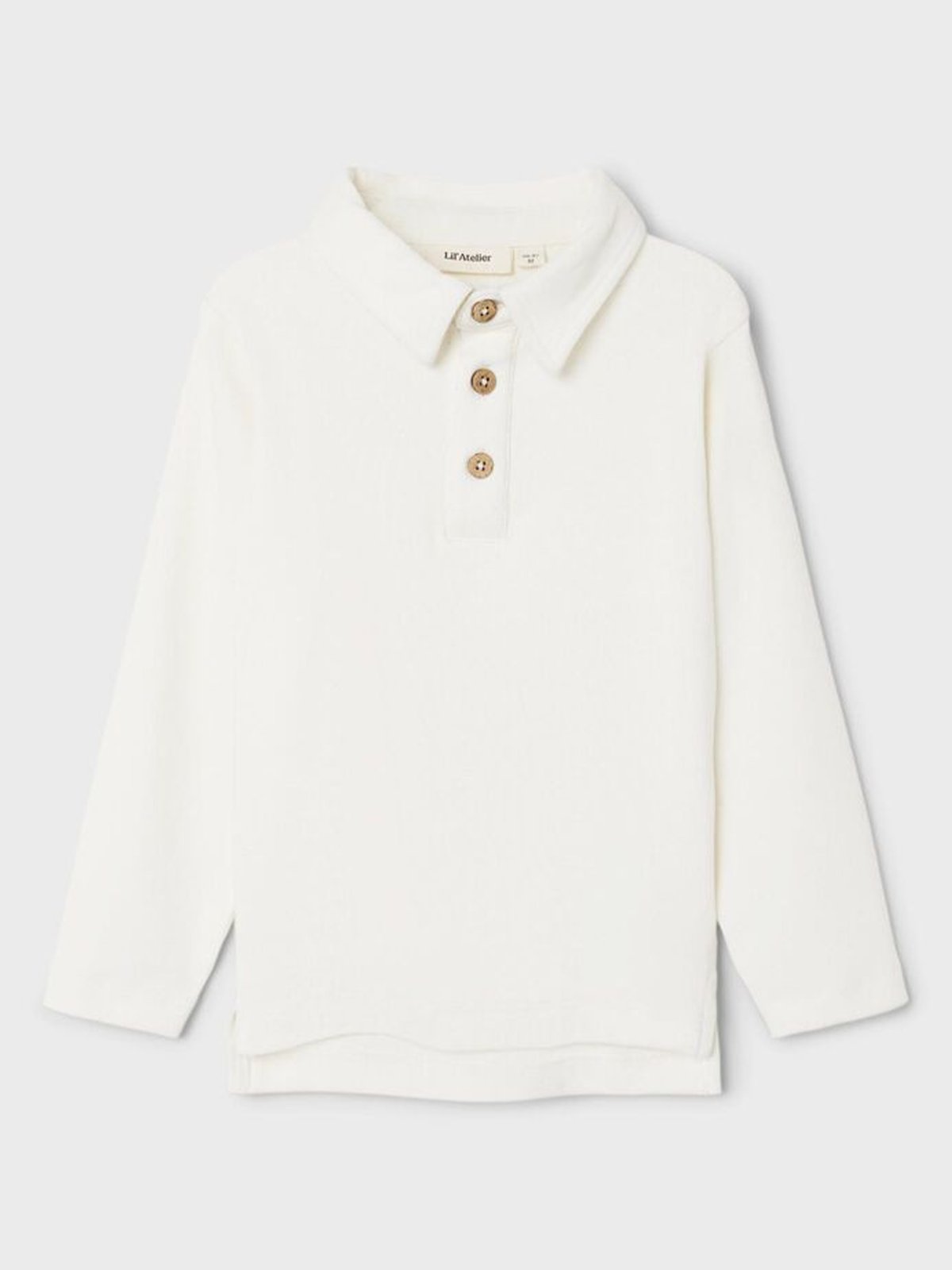 Lil- Atelier Fundo Long Sleeve Slim Top Coconut Milk