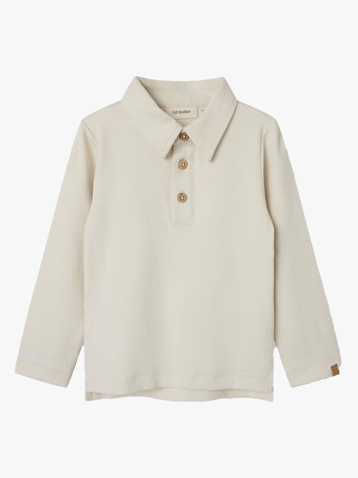 Lil' Atelier Fundo Long Sleeve Slim Top Turtledove