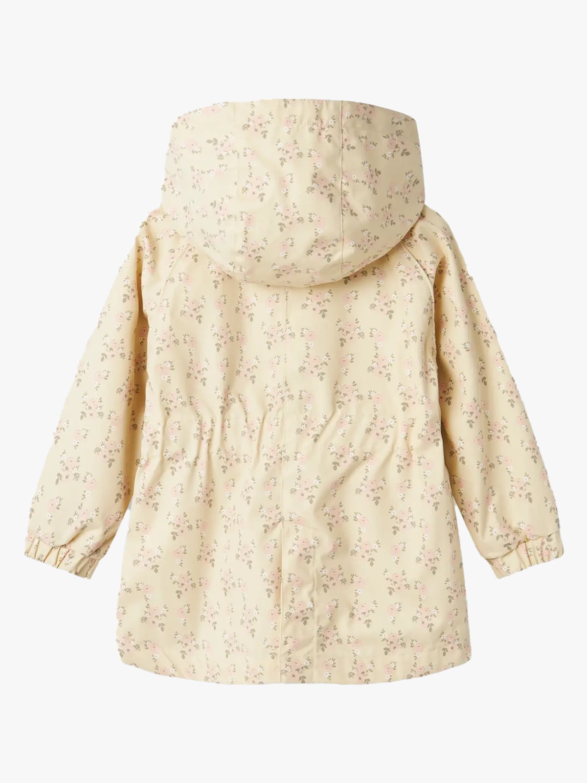 Lil- Atelier Gerda Long Jacket Aop Bleached Sand
