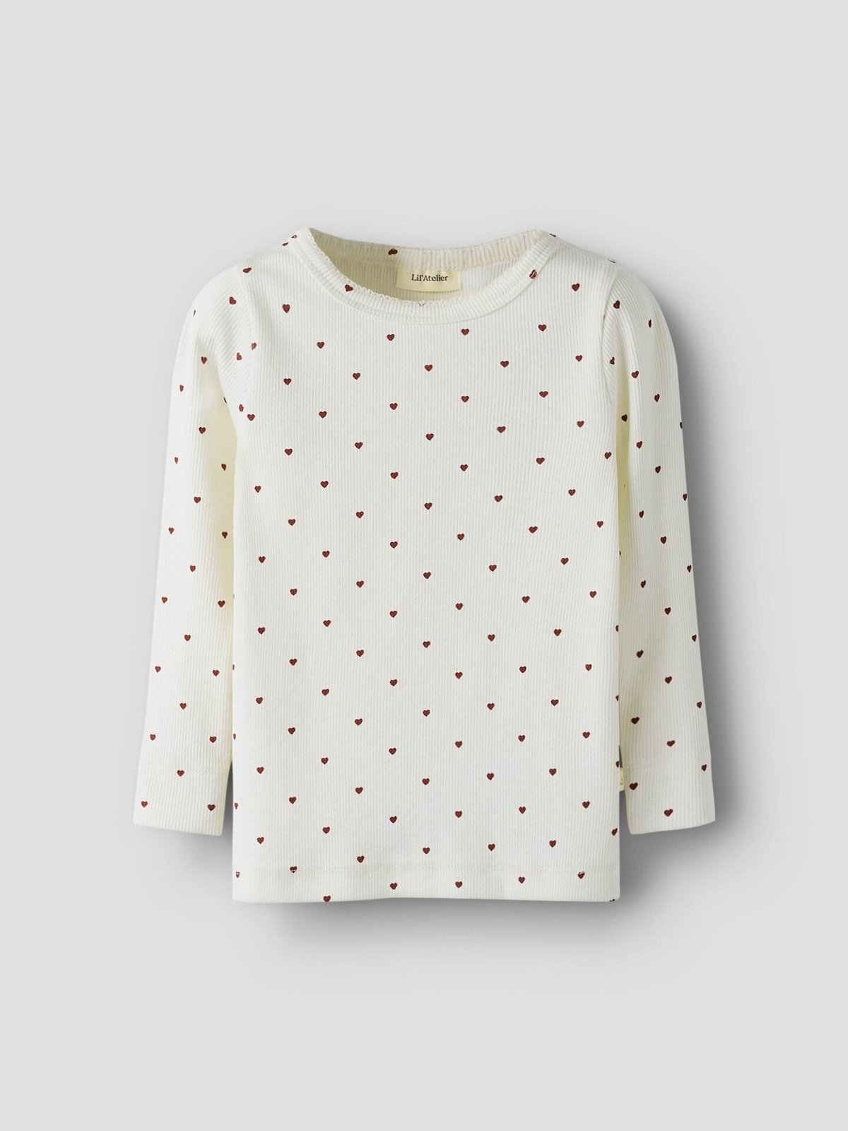 Lil- Atelier Gago Long Sleeve Slim Top Coconut Milk