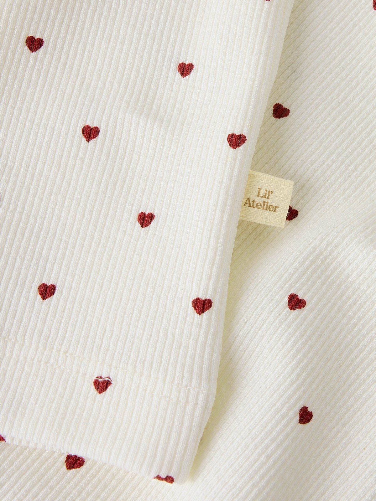 Lil- Atelier Gago Long Sleeve Slim Top Coconut Milk