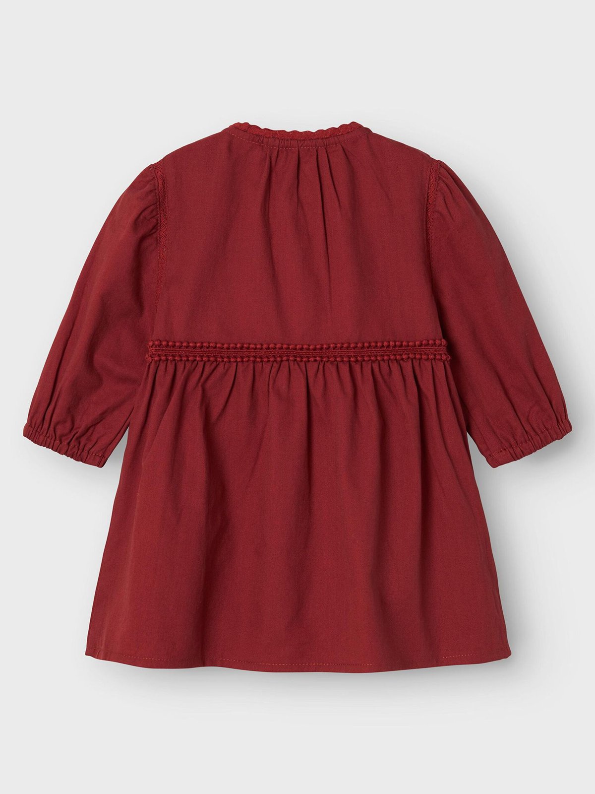 Lil- Atelier Rhodette Long Sleeve Loose Body Dress Spiced Apple