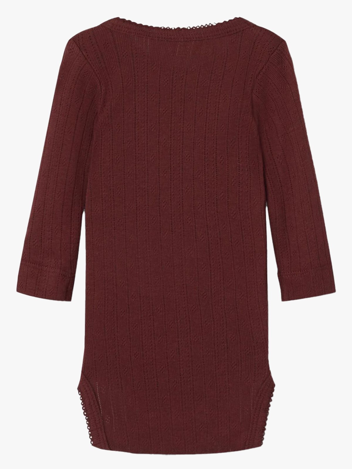 Lil- Atelier Rachel Nes Long Sleeve Slim Body Hea Spiced Apple