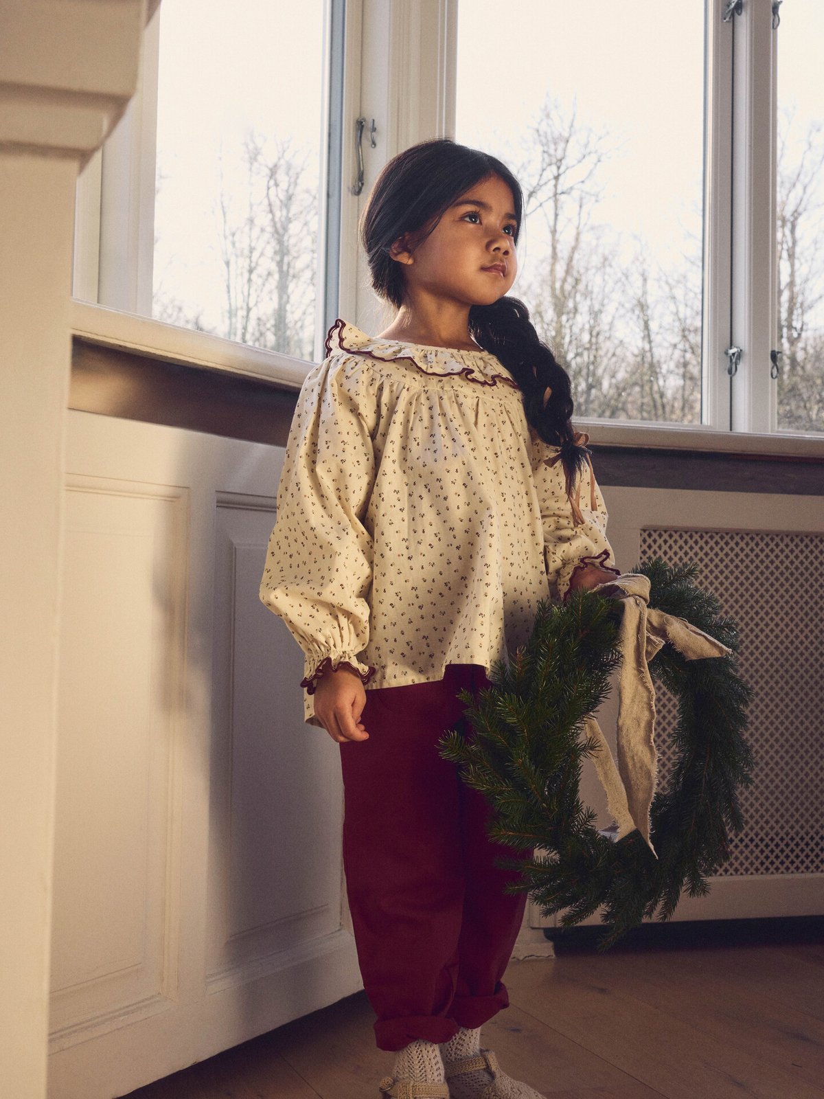 Lil' Atelier Rasia Long Sleeve Loose Shirt Turtledove