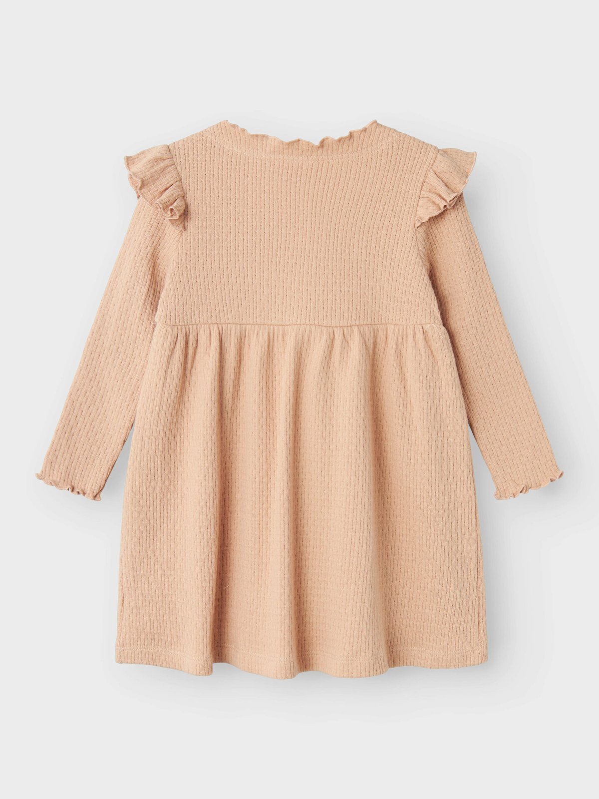 Lil- Atelier Rea Long Sleeve Dress Rugby Tan