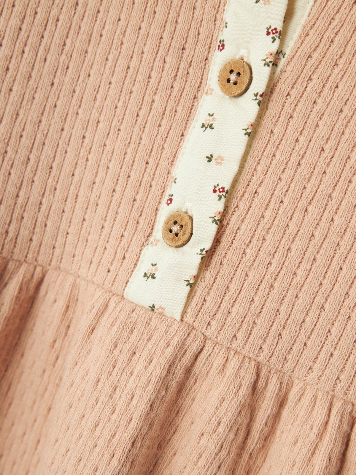 Lil- Atelier Rea Long Sleeve Dress Rugby Tan