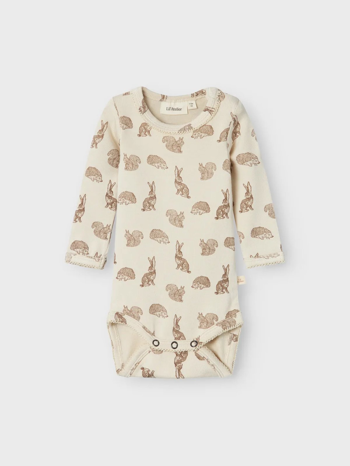 Lil- Atelier Saba Long Sleeve Slim Body Turtledove