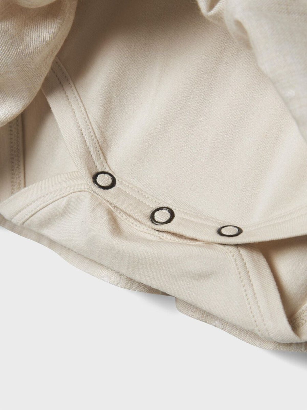 Lil' Atelier Safron Long Sleeve Body Dress Pumice Stone