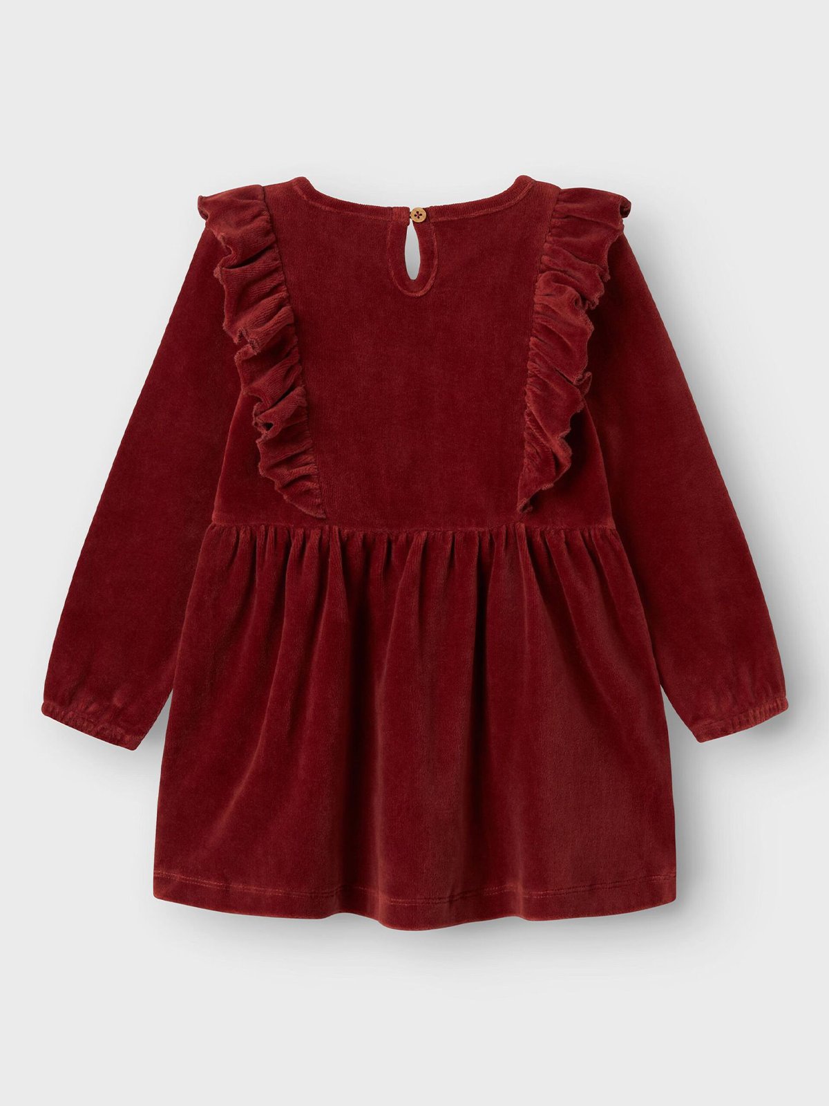 Lil- Atelier Saga Long Sleeve Dress Spiced Apple
