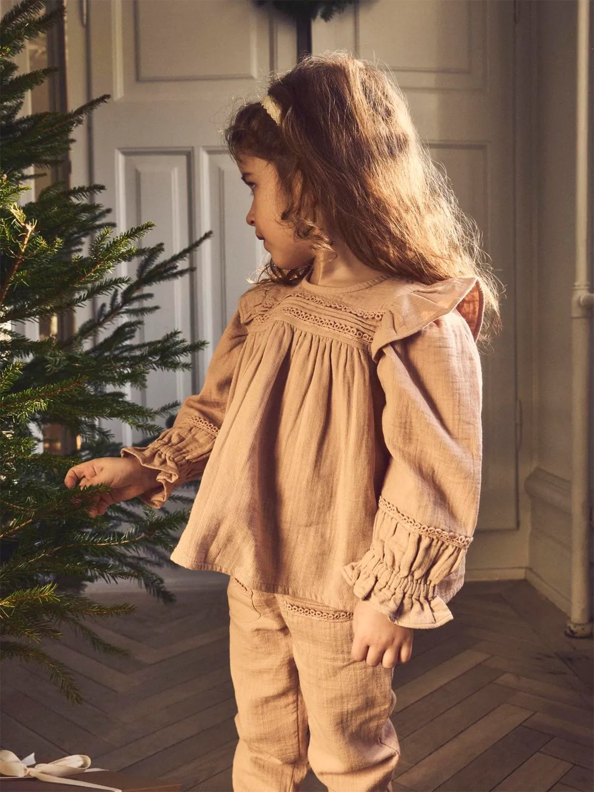 Lil- Atelier Salene Long Sleeve Loose Shirt Rugby Tan