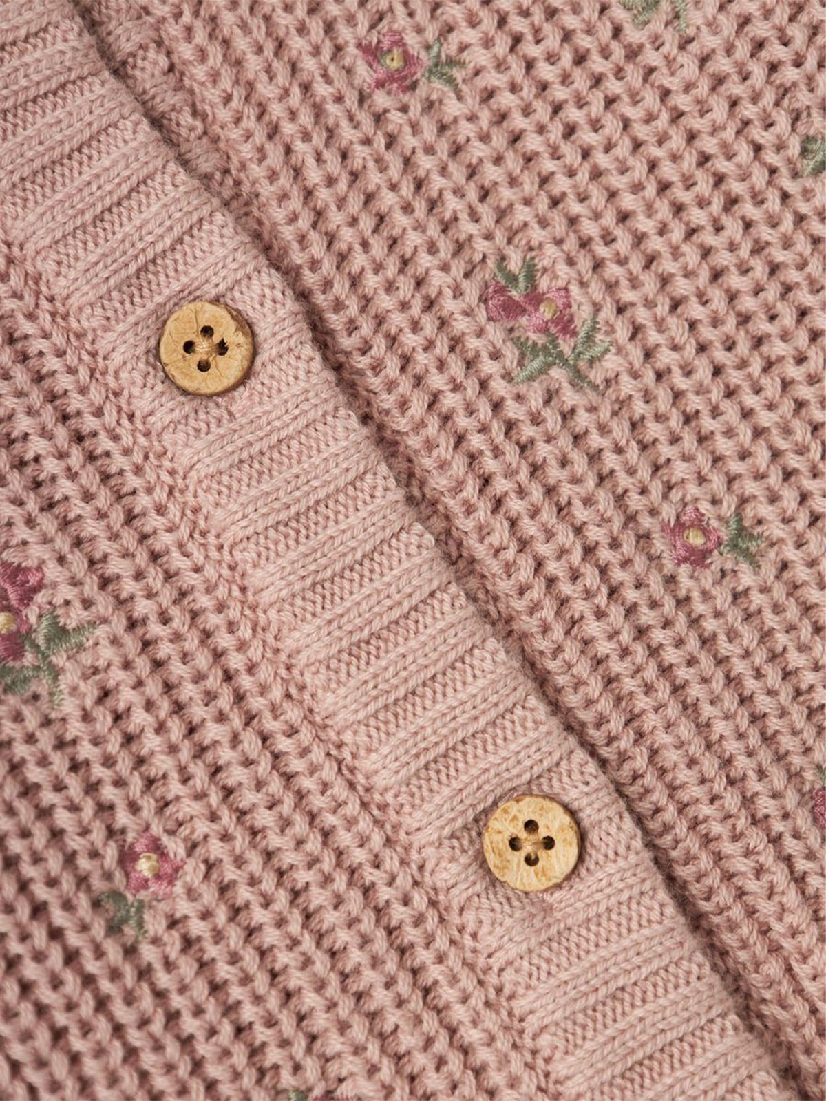 Lil- Atelier Emlen Long Sleeve Knit Cardigan Shadow Gray