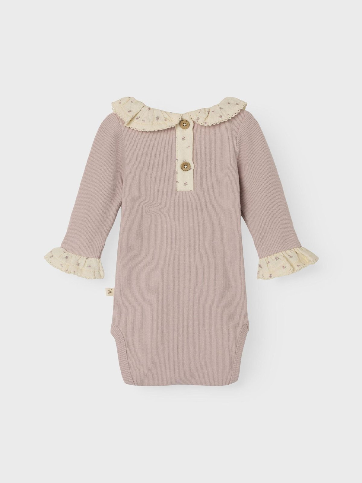 Lil- Atelier Trine Long Sleeve Slim Body ShadowGray