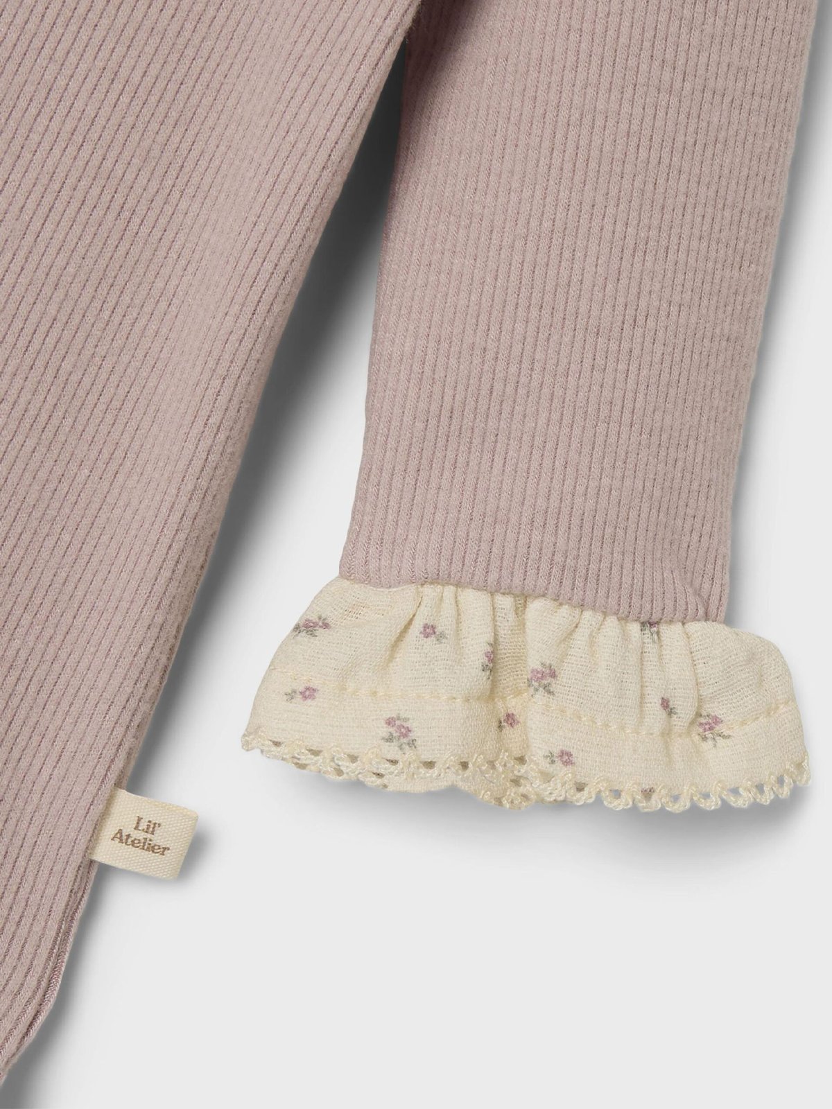 Lil- Atelier Trine Long Sleeve Slim Body ShadowGray