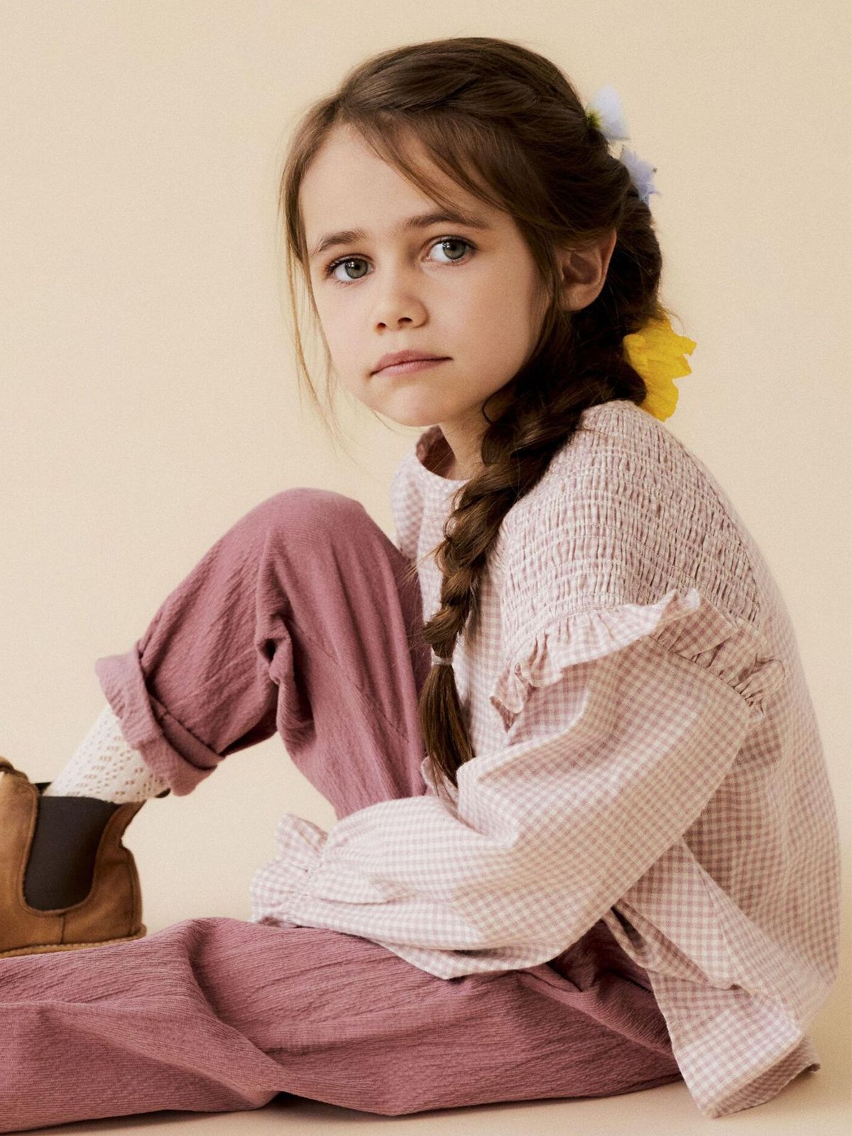 Lil- Atelier Trika Long Sleeve Loose Shirt Nostalgia Rose