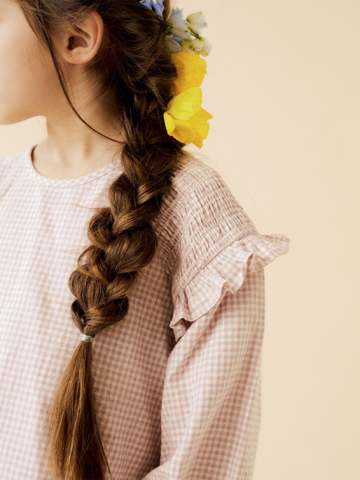 Lil- Atelier Trika Long Sleeve Loose Shirt Nostalgia Rose