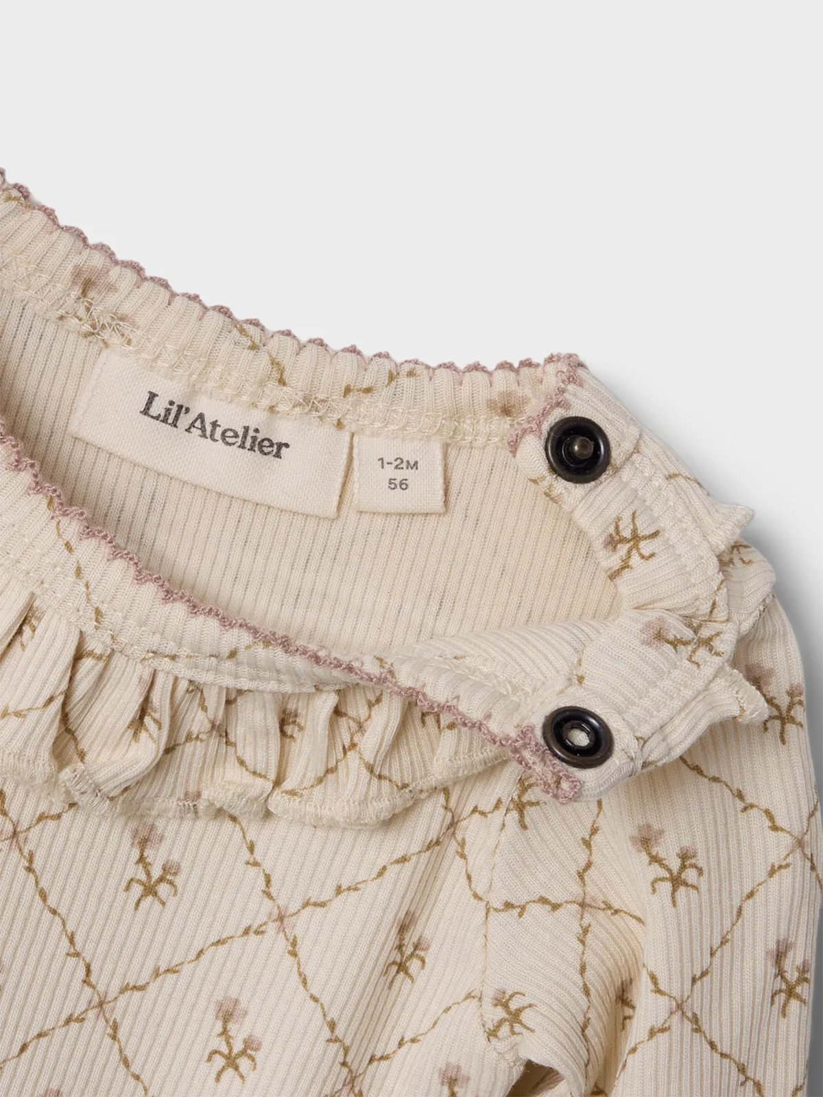 Lil- Atelier Gago Kug Long Sleeve Slim Body Turtledove