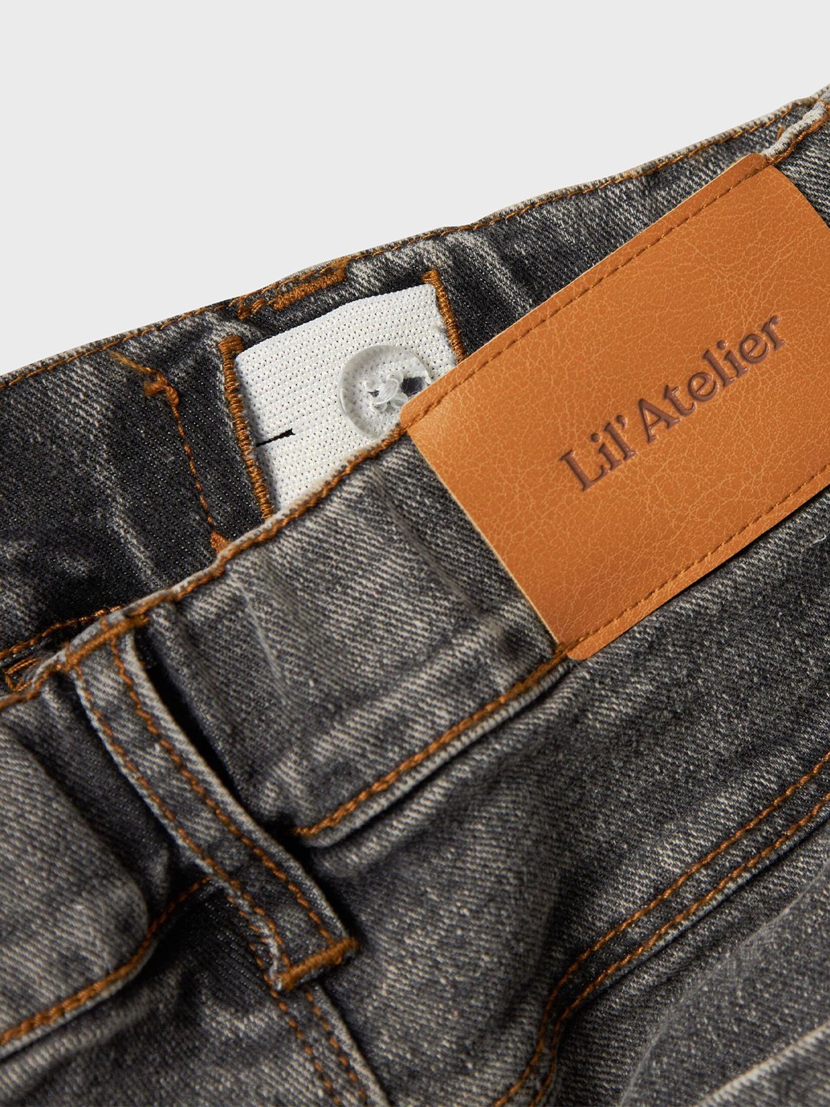 Lil- Atelier Berlin Baggy Jeans 4266-Ms Light Grey Denim