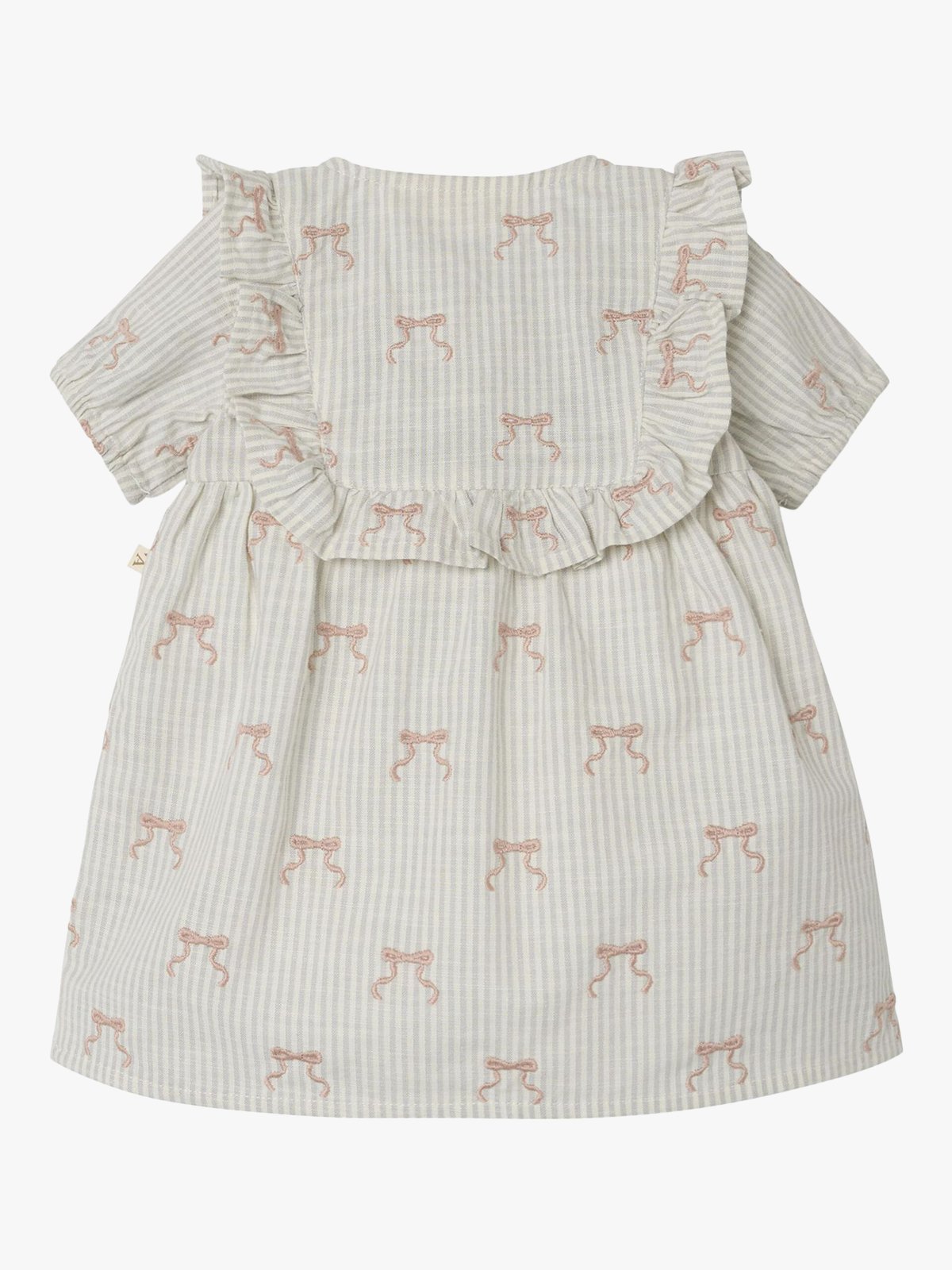 Lil- Atelier Kendra Short Sleeve Loose Body Dress Coconut Milk