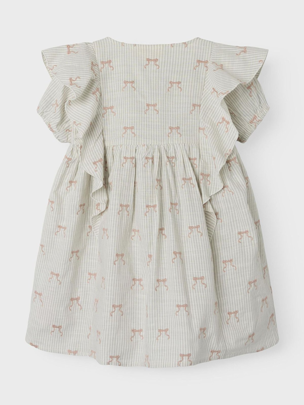 Lil- Atelier Kendra Short Sleeve Loose Dress Coconut Milk