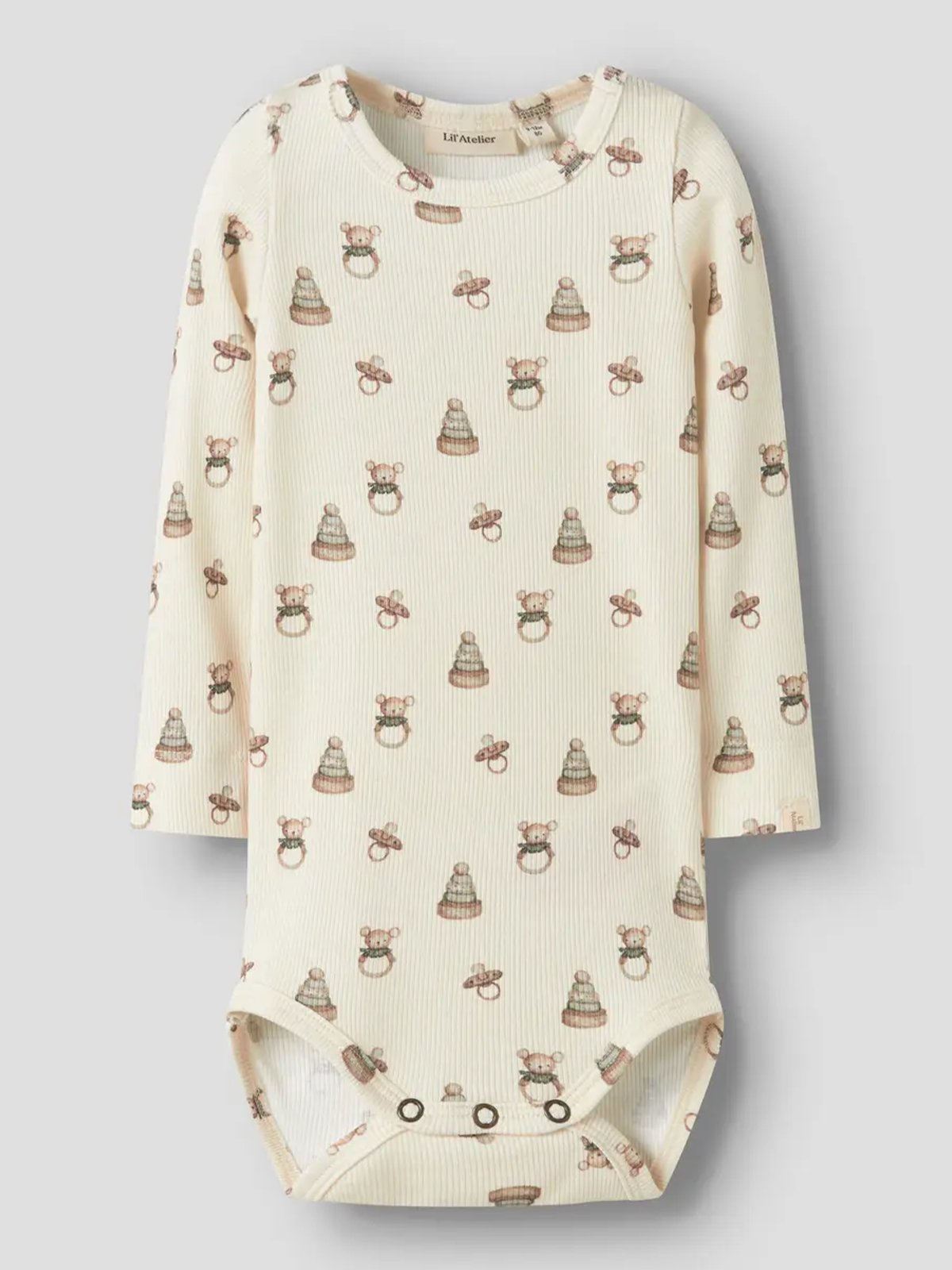 Lil- Atelier Gavo Emo Long Sleeve Slim Body Turtledove