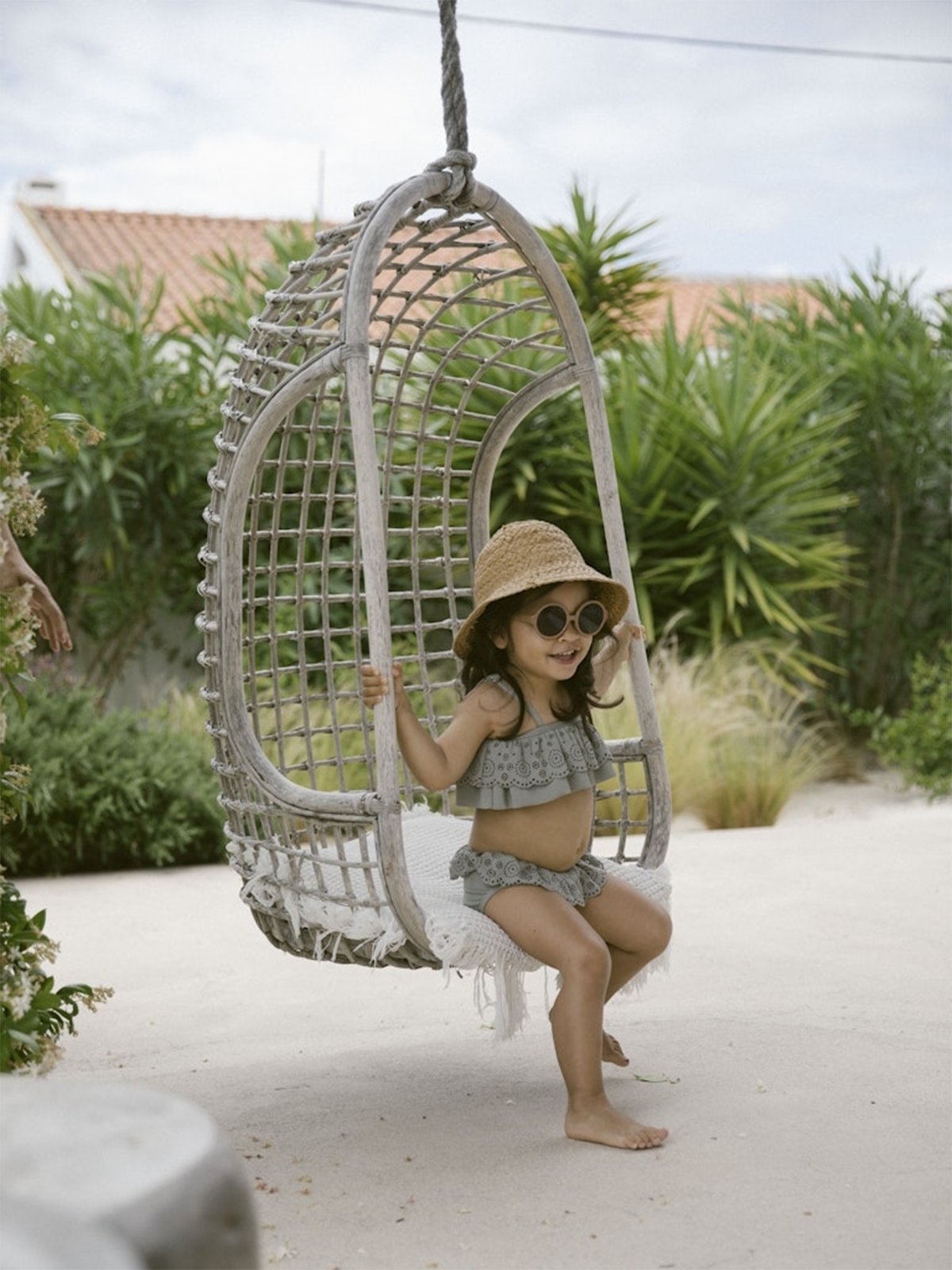 Lil- Atelier Fola Swim Set Forest Fog